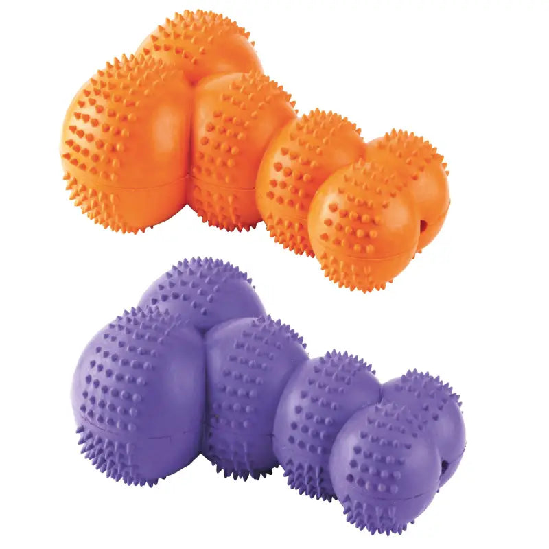 Gor Rubber Super Giggle Bone 22cm in red natural rubber showing the thick heavy-duty texture.