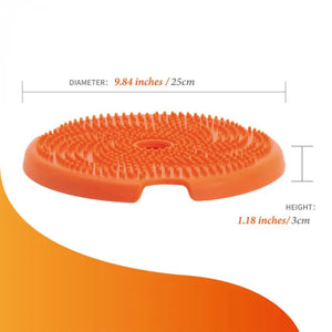 Lick Flying Disc - Orange Slow Feeder | Pet dream house-Pawfecthome