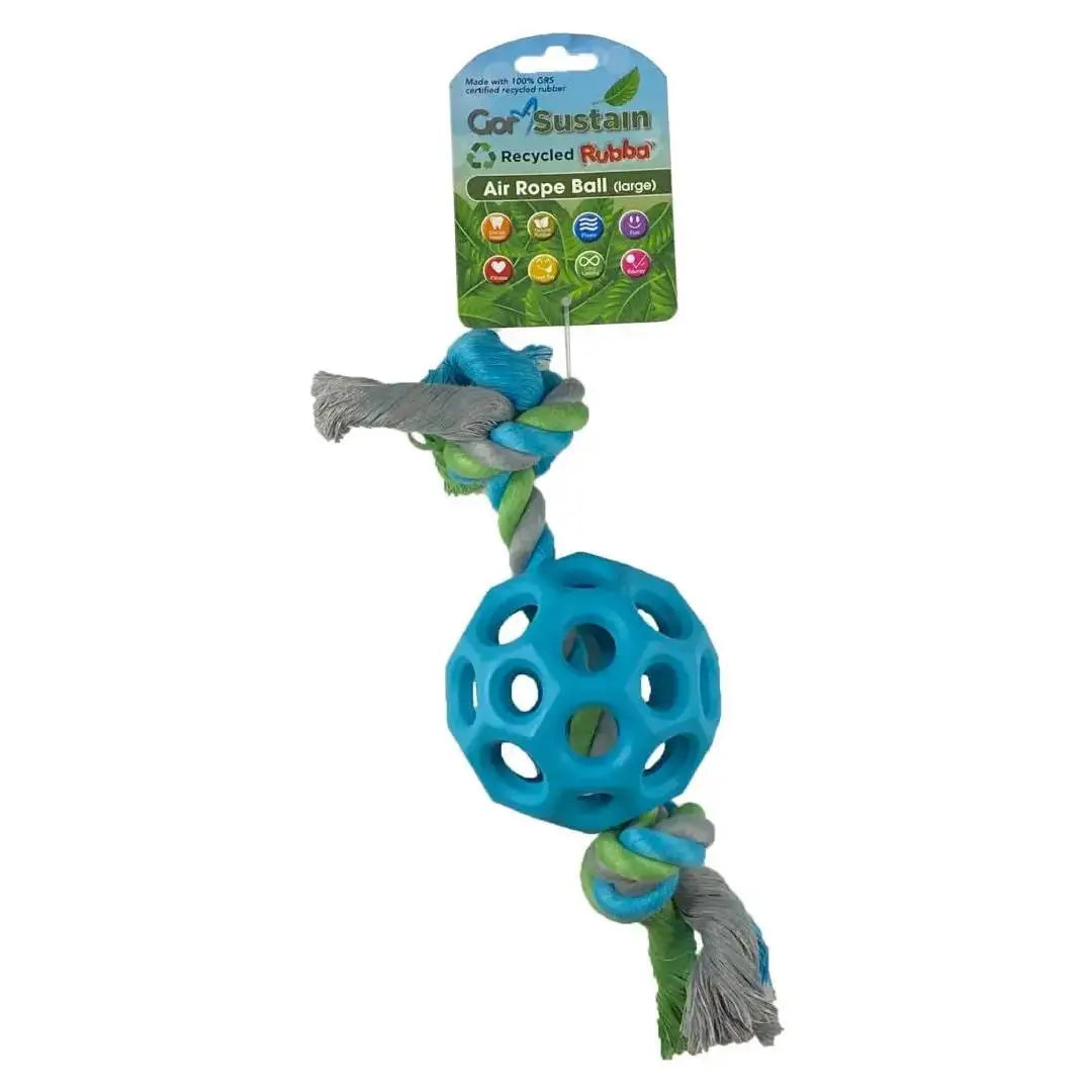 Gor Sustain Rubba Air Rope Ball Dog Toy
