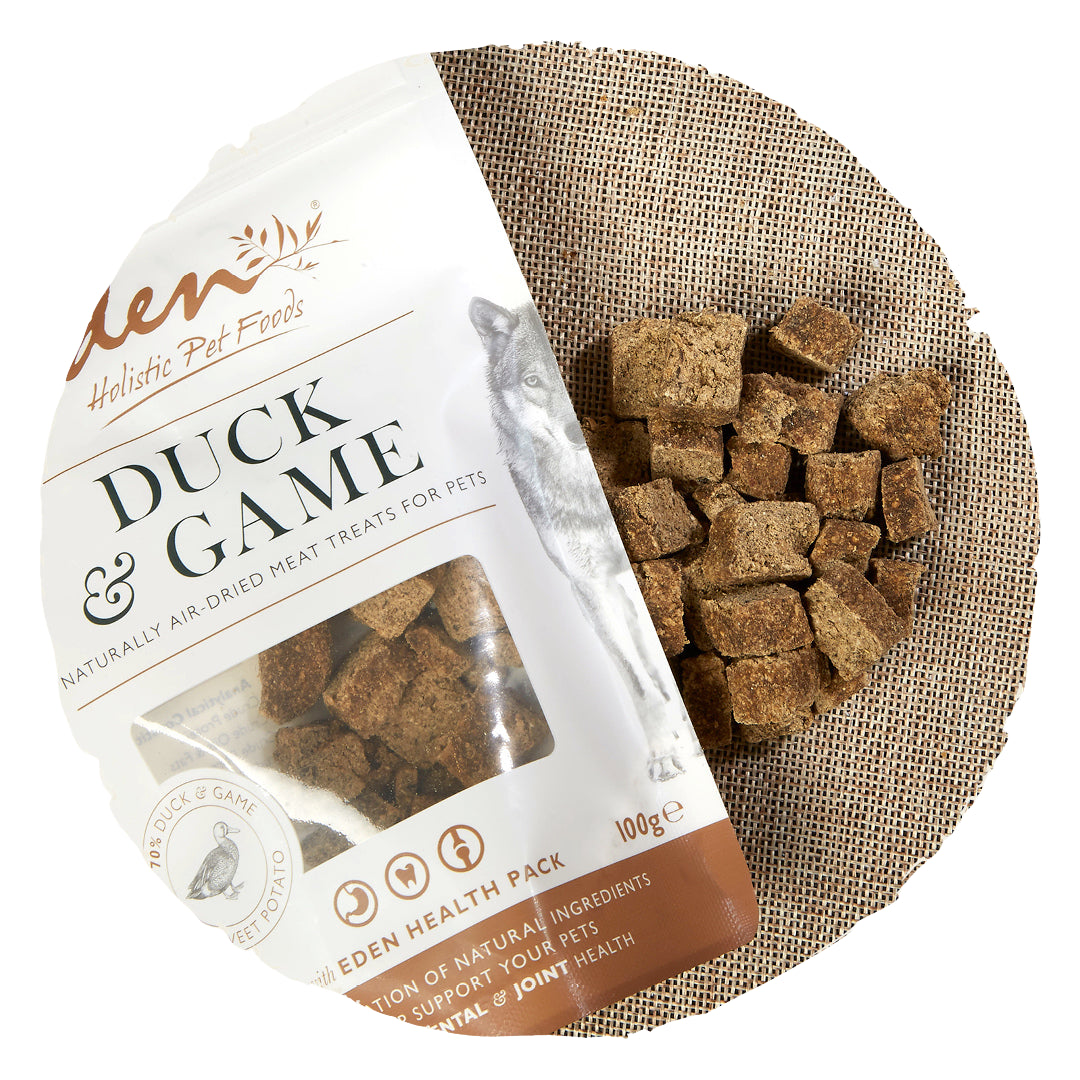 Natural Duck & Game Dog Treats Eden Holistic Pet Foods Pawfecthome