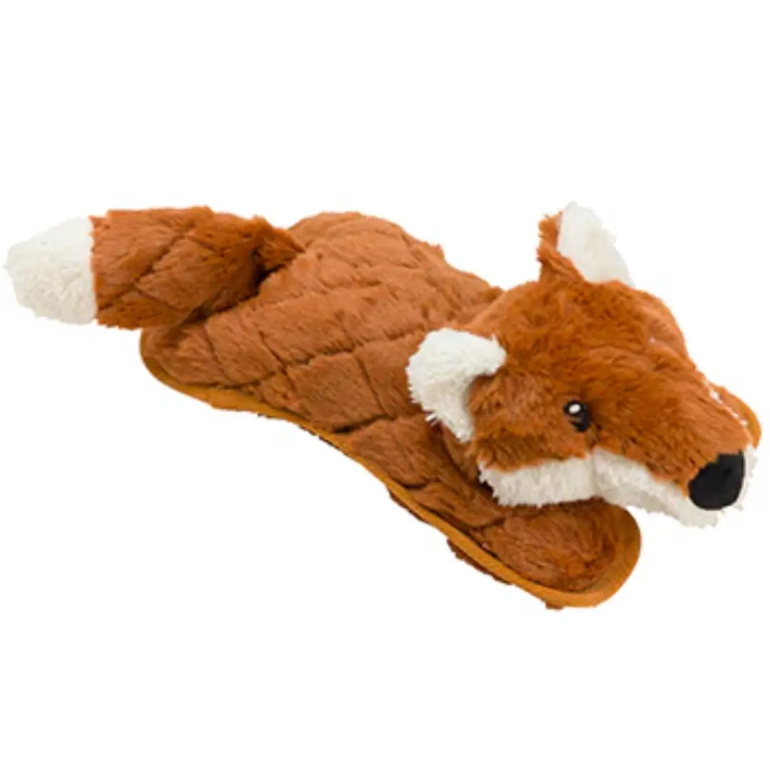 Fox Quilted Plush Dog Toy