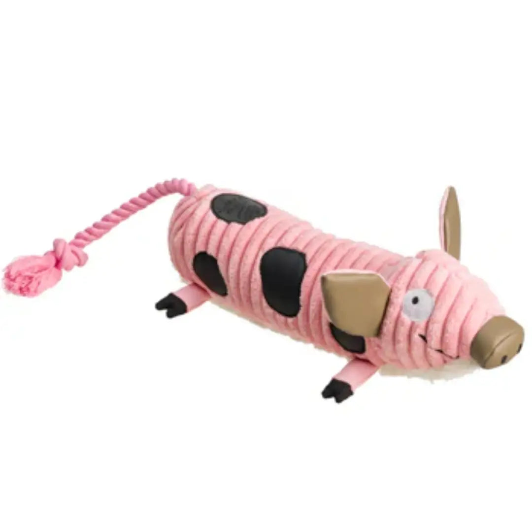 Pig Jumbo Cord Dog Toy