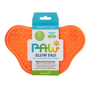 Puppy and Dog Lick Mat - Slow Feeder Treat Mat-orange