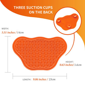 Puppy and Dog Lick Mat - Slow Feeder Treat Mat-size chart