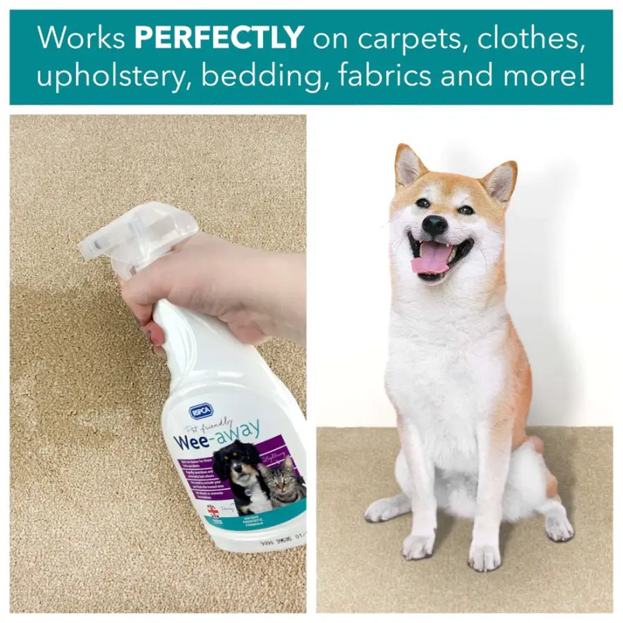 Pet Stain Remover - Odour Eliminator | RSPCA Wee Away 500ml-Pawfecthome