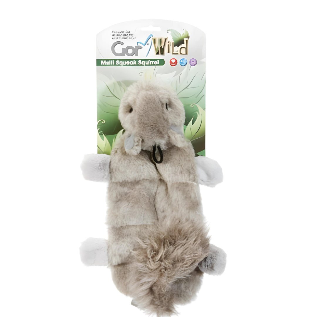 No Stuffing Dog Toy  Squirrel