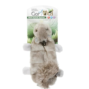 No Stuffing Dog Toy  Squirrel