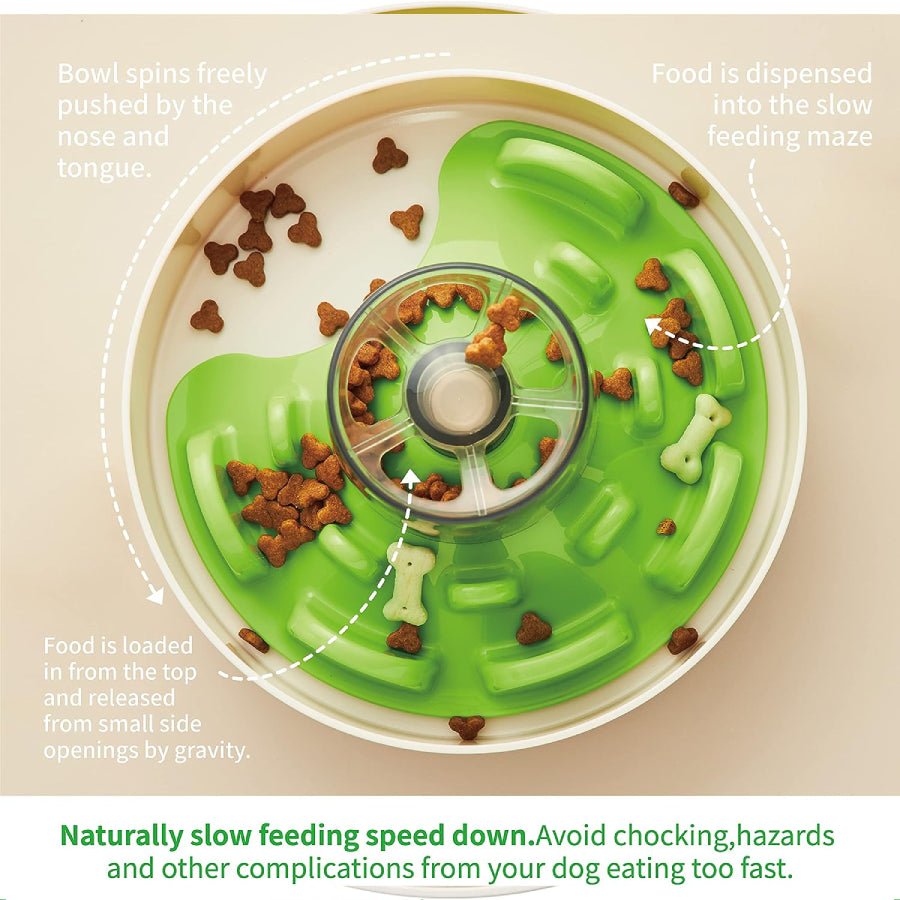 UFO MAZE SPIN Slow Feeder for Dogs - Slow Eating | Pet dream house-Pawfecthome